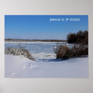 Vereiste Delaware River Poster