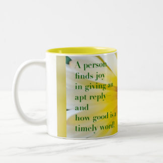 Verfall ...für Ihre Gesundheit Zweifarbige Tasse