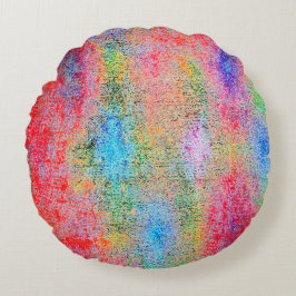 Verfärbung Rundes Kissen