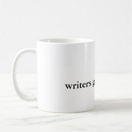 Verfasser, die gehen zu schreiben tasse