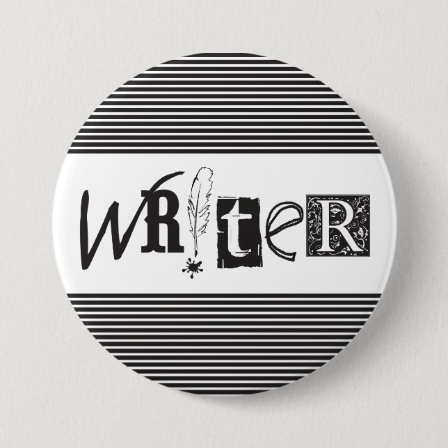 Verfasser-Knopf Button (Vorderseite)