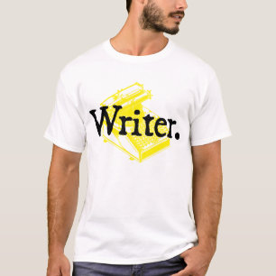 Verfasser. Mit Art Schreibens-Maschine T-Shirt
