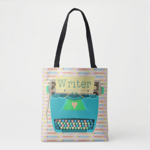 Verfasser-Schreibmaschinen-niedliches Retro Tasche