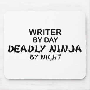 Verfasser tödliches Ninja bis zum Nacht Mousepad
