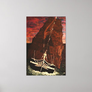 VERFASSUNG DER USS LEINWANDDRUCK