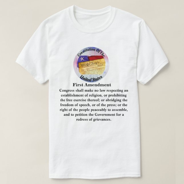 Verfassung Erste Änderung...... Der Kongress T-Shirt (Design vorne)