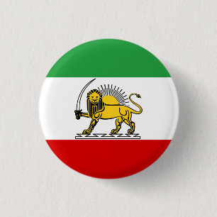 Verfassung: Monarchie der iranischen Flagge (1907- Button