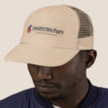 Verfassung Truckerkappe<br><div class="desc">Abstimmung für das Party der Verfassung</div>