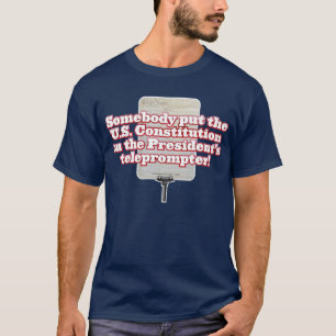 Verfassungsteleprompter-Shirt T-Shirt