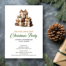 Verfeinerte grüne und goldene Weihnachtsgeschenke-