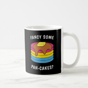 Verfeinerte Pfannkuchen Lustige LGBTQ Pansexuelle Kaffeetasse