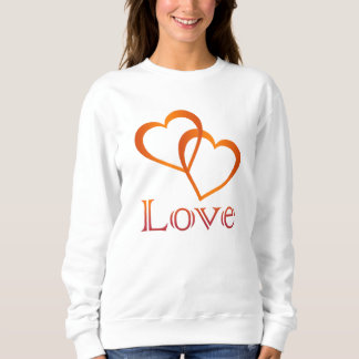 Verflochtene Herzen Sweatshirt