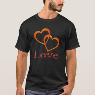Verflochtene Herzen T-Shirt