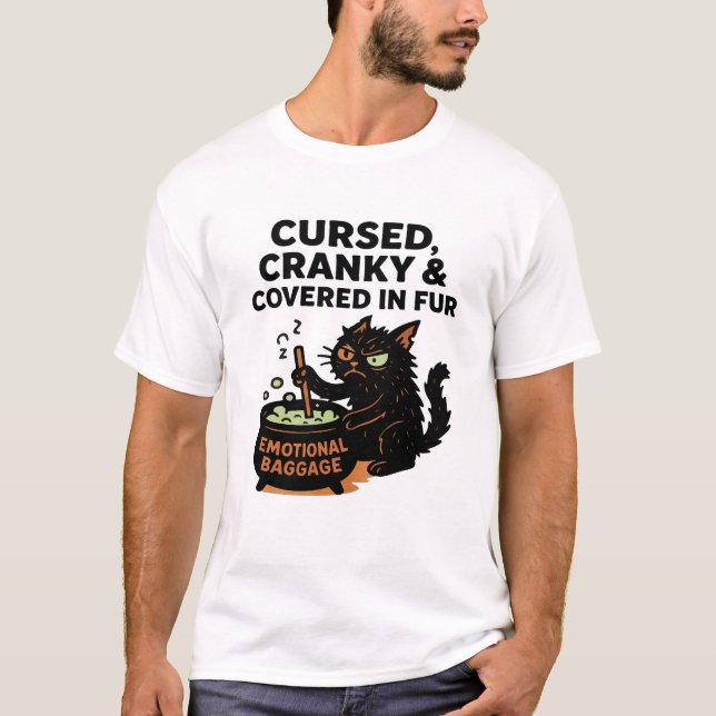 Verflucht mürrisch T-Shirt (Vorderseite)