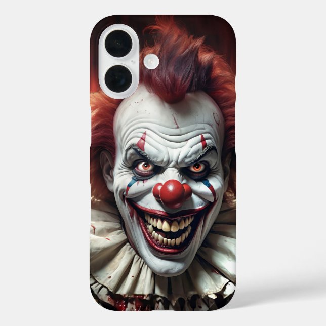Verfluchte Clownjagd, die du bedeckst iPhone 16 Hülle (Rückseite)