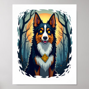 Verfluchte Collie Kriecherei Poster