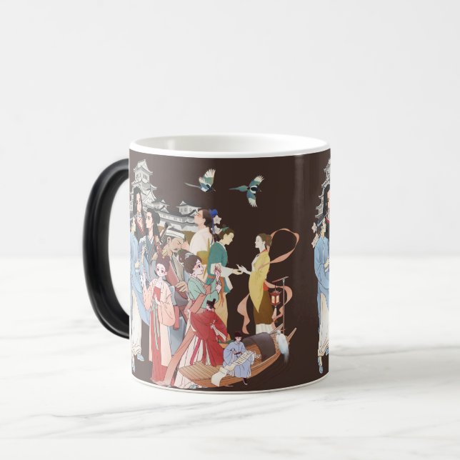 Verfluchte Quests Kaffeepause Tasse (Vorderseite Links)