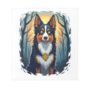 Verfluchter Collie-Kriecher Notizblock