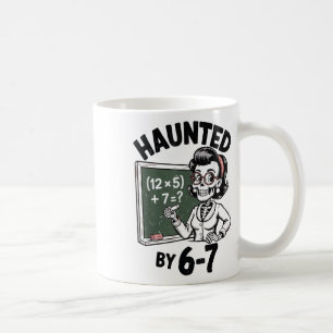 Verfluchtes 67 Skelett Mathelehrer Halloween Kostü Kaffeetasse