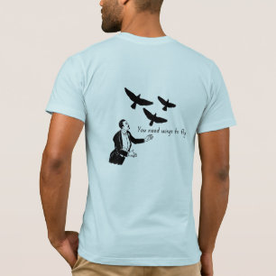 Verfolge deine Träume – Flügel zum Fliegen Grafik T-Shirt
