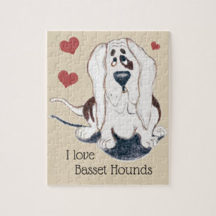 verfolgen Sie der Liebe-Dachshundjagdhunde 8x10