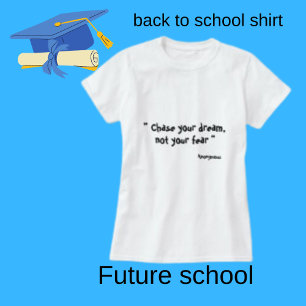 Verfolgen Sie Ihren Traum, lustige schwarze Farbno T-Shirt