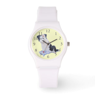 verfolgen Sie Porträtmalerei des niedlichen Armbanduhr