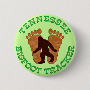 Verfolger Tennessees Bigfoot Button
