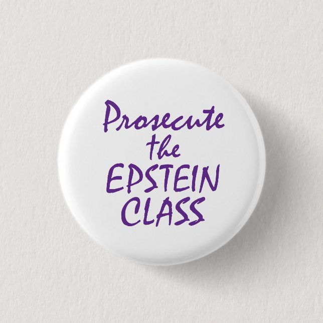 Verfolgt die Epstein-Klasse Button (Vorderseite)