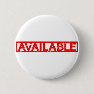 Verfügbare Briefmarke Button