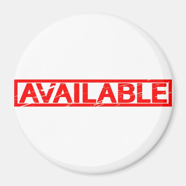 Verfügbare Briefmarke Magnet (Vorne)