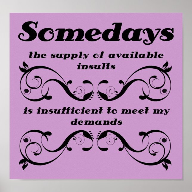 Verfügbare Ergebnisse Funny Poster Sign (Vorne)