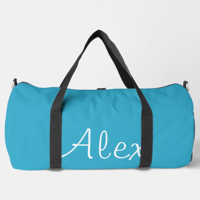 Verführerisch Aqua Duffle Bag (Vorderseite)