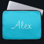 Verführerisch Aqua Laptopschutzhülle<br><div class="desc">Dieses stilvolle,  aqua-farbene Kartenspiel ist perfekt für Ihre Gamenterlebnisse. Es wird Ihre Kartenspiele mit Schönheit ergänzen. Es ist auch anpassbar,  um es wirklich zu Ihrem eigenen zu machen.</div>