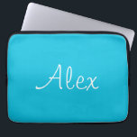 Verführerisch Aqua Laptopschutzhülle<br><div class="desc">Dieses stilvolle,  aqua-farbene Kartenspiel ist perfekt für Ihre Gamenterlebnisse. Es wird Ihre Kartenspiele mit Schönheit ergänzen. Es ist auch anpassbar,  um es wirklich zu Ihrem eigenen zu machen.</div>