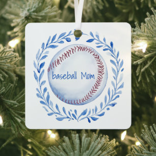 Verführerische Baseball-Mutter Chinoiserie Persona Ornament Aus Metall