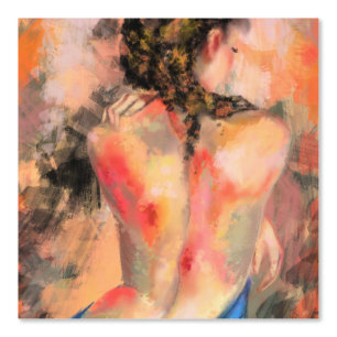 Verführerische Frauen-Körper-Kunstmalerei Tapete