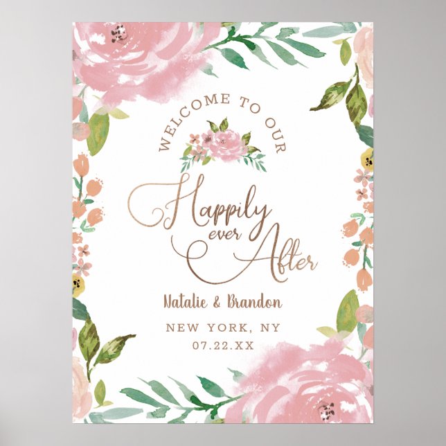 Verführerische Rose glücklicherweise immer nach de Poster (Vorne)