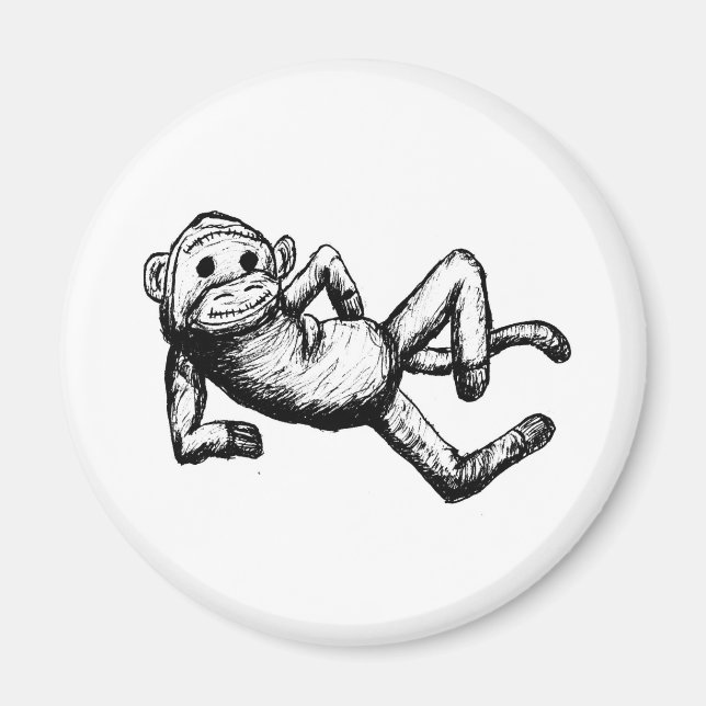 verführerische Sockmonie Magnet (Vorne)