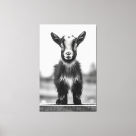 Verführerisches monochromatisches Graceful Baby Go Leinwanddruck