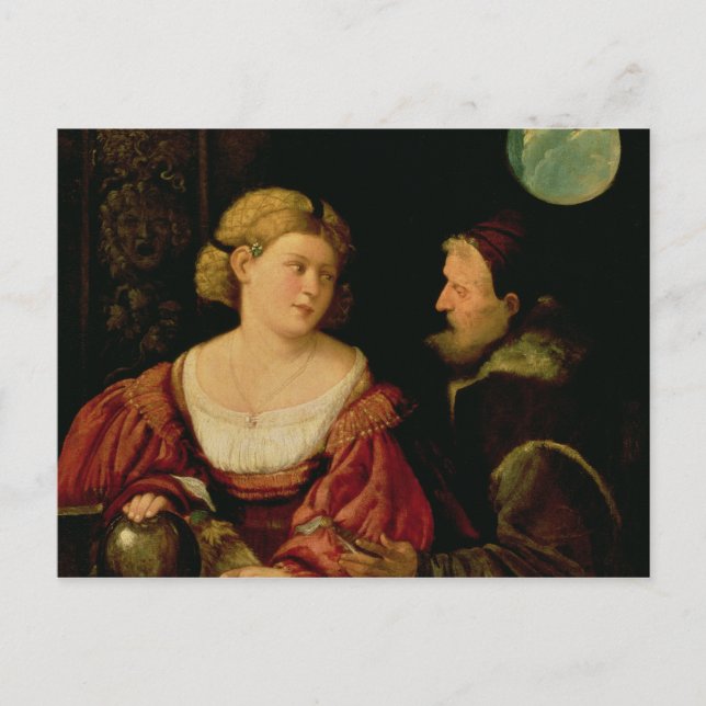 Verführung c.1515 postkarte (Vorderseite)