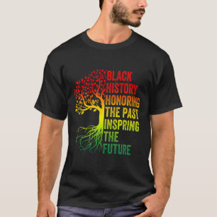Vergangene Inspirierend zukünftige Männer - Schwar T-Shirt