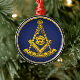 Vergangene Master Freemason Freimaurerei Ornament Aus Metall