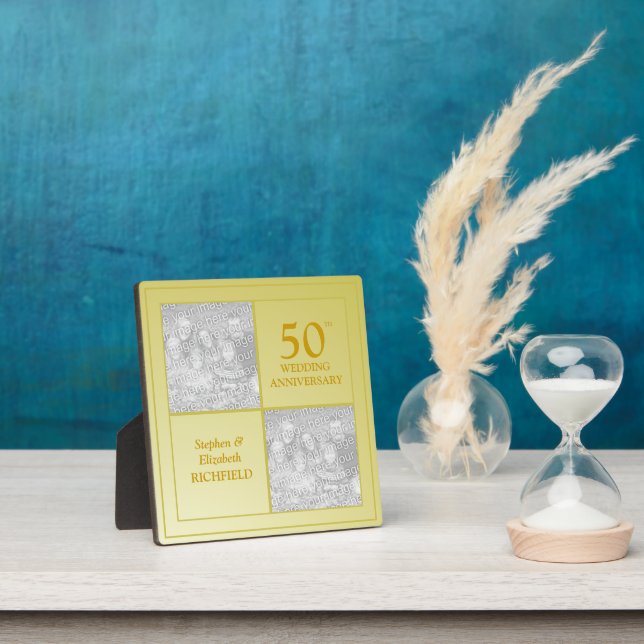 Vergangene und aktuelle Foto Goldenes Jubiläum Fotoplatte (InSitu)