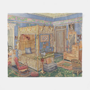 Vergangener altmodischer Charme Fleecedecke