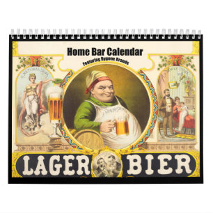 Vergangener Marken-Bar-Kalender Kalender