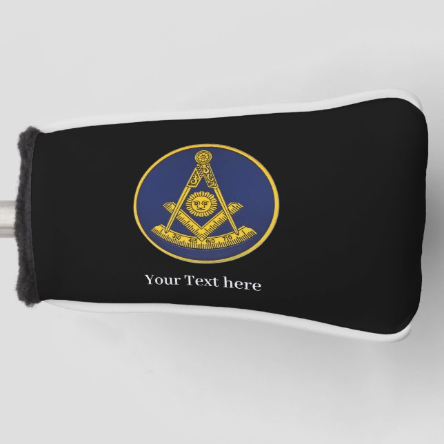 Vergangenheit Master Lodge Freemason Masonry Mason Golf Headcover (Vorderseite)