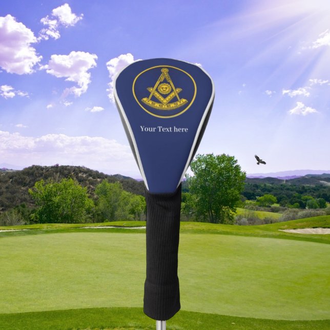 Vergangenheit Master Lodge Freemason Masonry Mason Golf Headcover (Von Creator hochgeladen)