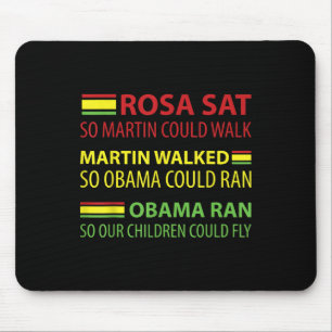 Vergangenheit und afrikanisches Erbe - Rosa Mar Mousepad