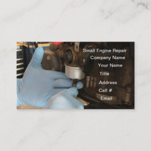 Vergaserreinigung Reparatur Rasenmäher Visitenkarte